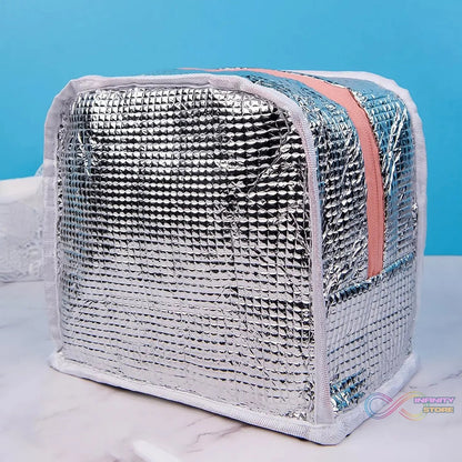 Lunch Box Bag for Women Men Insulated Lunch Bag With Zipper (1 Pc / Mix Color) - infinityexculsivestore.com