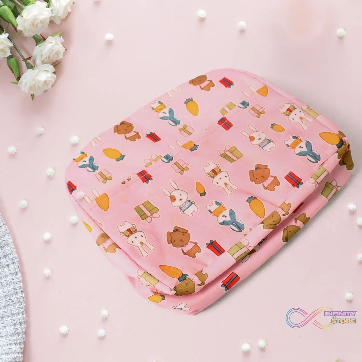 Lunch Box Bag for Women Men Insulated Lunch Bag With Zipper (1 Pc / Mix Color) - infinityexculsivestore.com