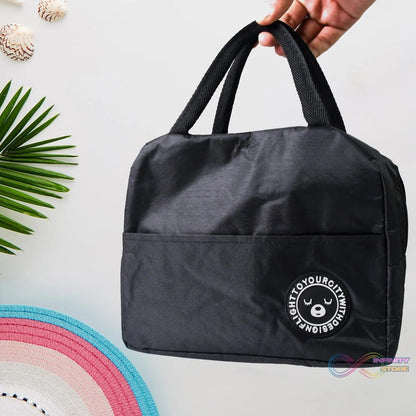 Lunch Box Bag for Women Men Insulated Lunch Bag With Zipper (1 Pc / Mix Color) - infinityexculsivestore.com