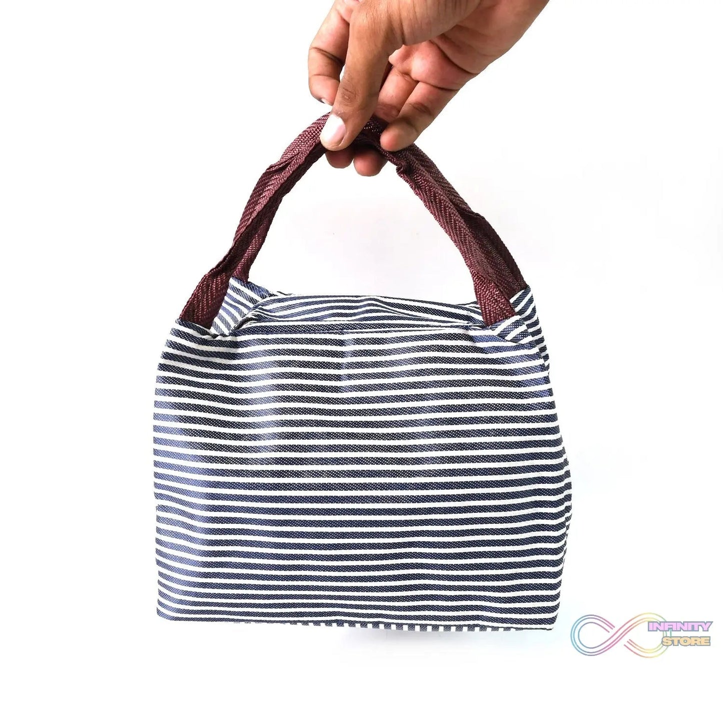 Lunch Box Bag for Women Men Insulated Lunch Bag With Zipper (1 Pc / Mix Color) - infinityexculsivestore.com