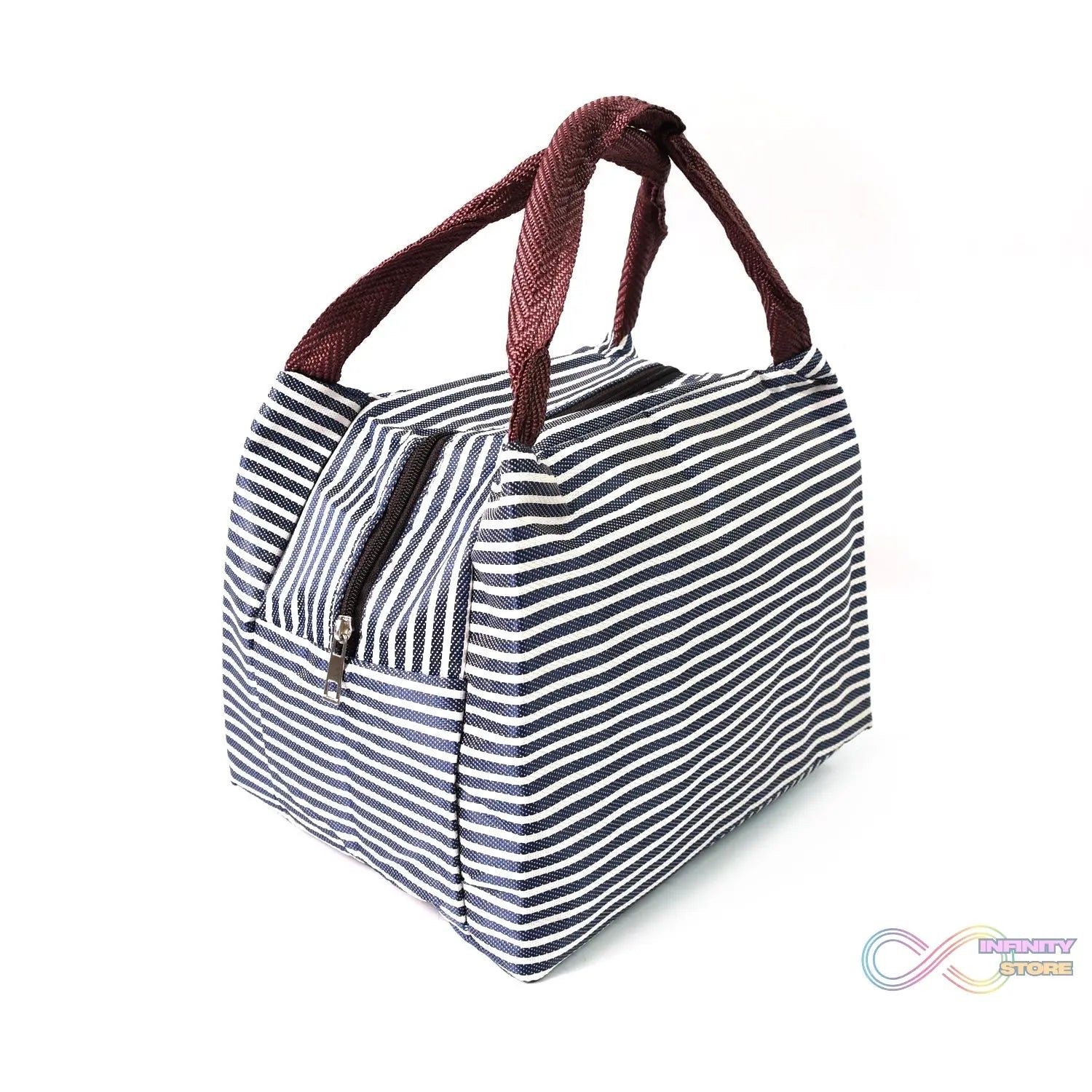 Lunch Box Bag for Women Men Insulated Lunch Bag With Zipper (1 Pc / Mix Color) - infinityexculsivestore.com