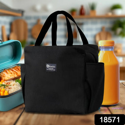 Lunch Box Bag for Women Men Insulated Lunch Bag With Zipper (1 Pc / Mix Color) - infinityexculsivestore.com