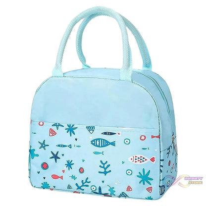 Lunch Box Bag for Women Men Insulated Lunch Bag With Zipper (1 Pc / Mix Color) - infinityexculsivestore.com