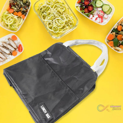 Lunch Box Bag for Women Men Insulated Lunch Bag With Zipper (1 Pc / Mix Color) - infinityexculsivestore.com