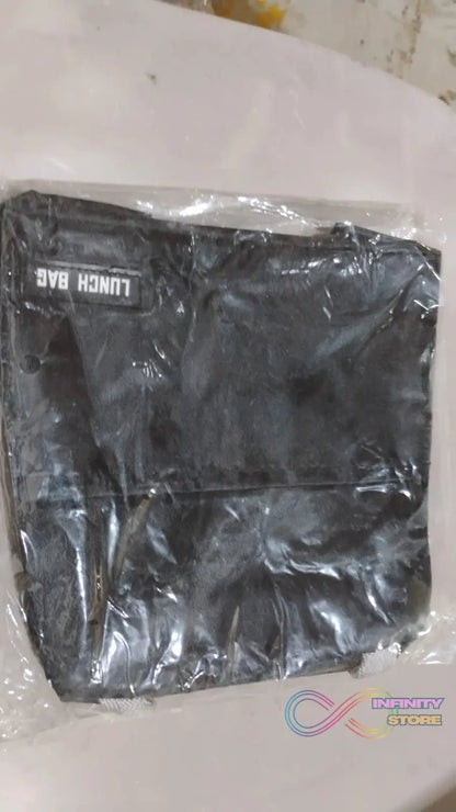 Lunch Box Bag for Women Men Insulated Lunch Bag With Zipper (1 Pc / Mix Color) - infinityexculsivestore.com