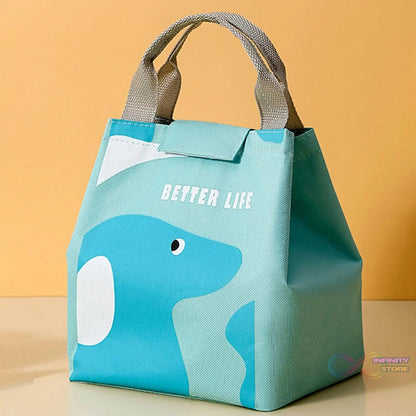 Lunch Box Bag for Women Men Insulated Lunch Bag With Zipper (1 Pc / Mix Design & Color) - infinityexculsivestore.com