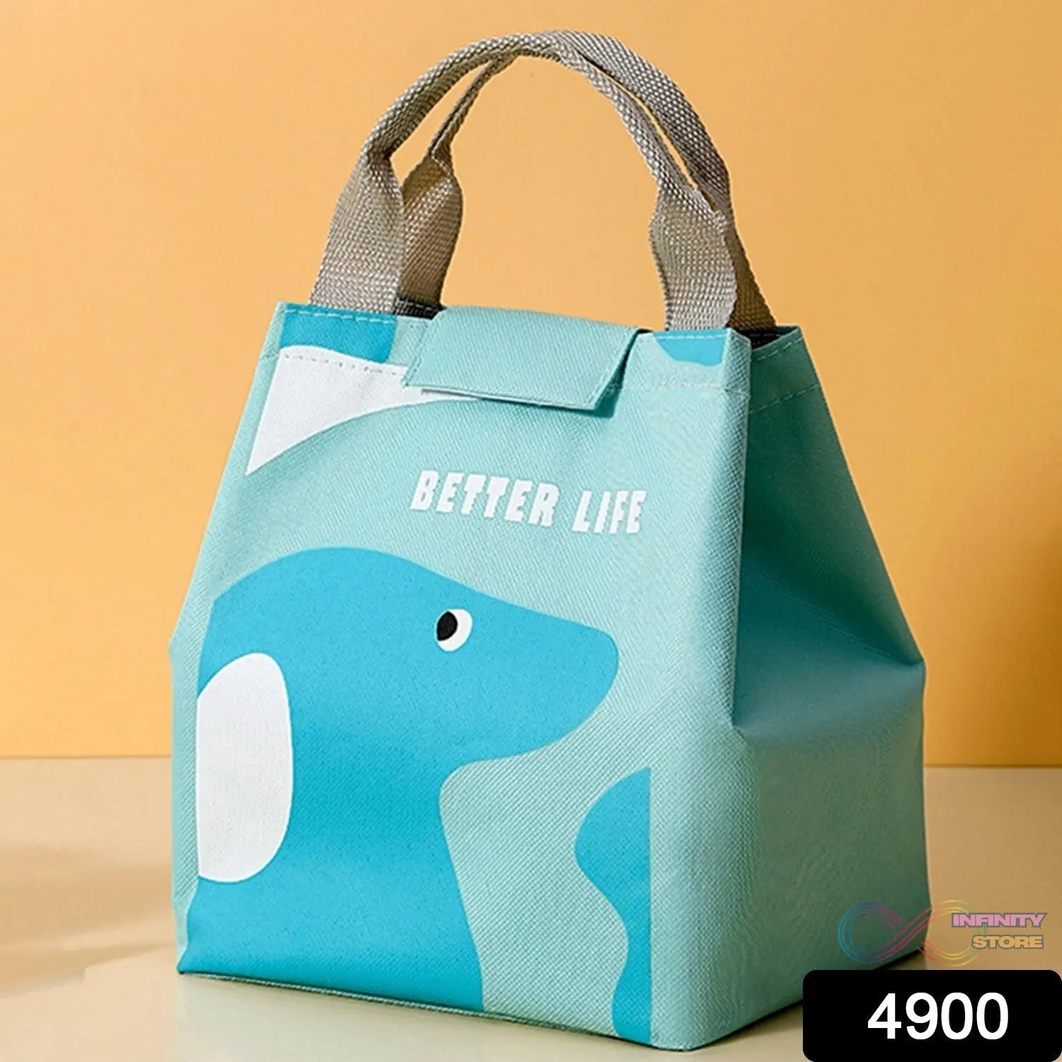 Lunch Box Bag for Women Men Insulated Lunch Bag With Zipper (1 Pc / Mix Design & Color) - infinityexculsivestore.com