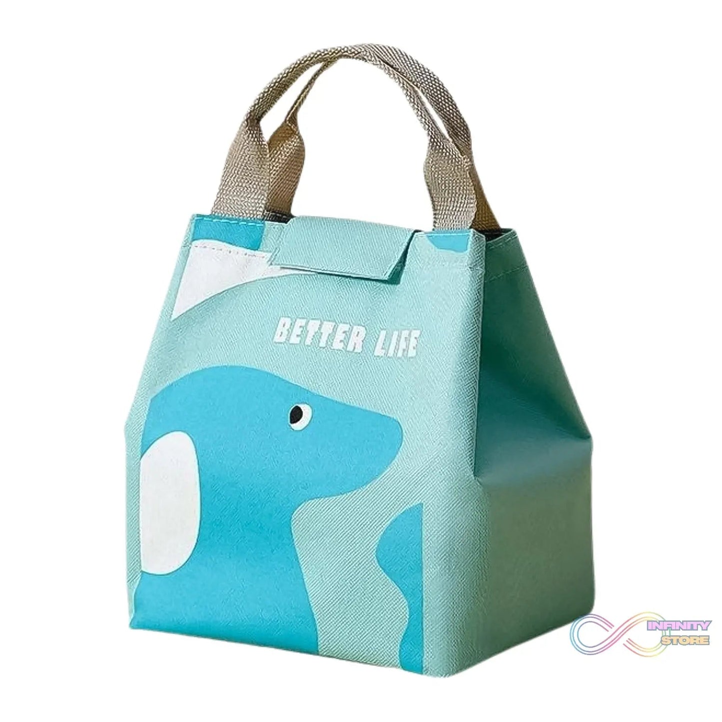 Lunch Box Bag for Women Men Insulated Lunch Bag With Zipper (1 Pc / Mix Design & Color) - infinityexculsivestore.com