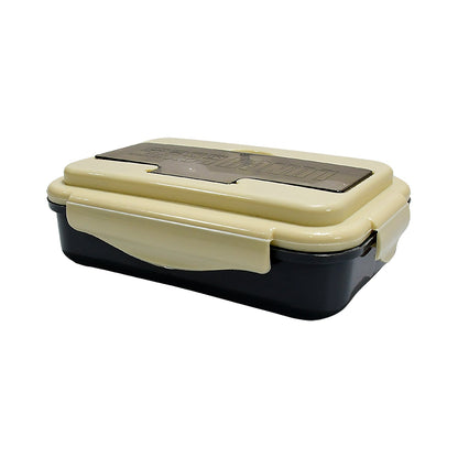 Lunch Box Flex Lock Plastic Liner Lunch Container, Portable Tableware Set for Kid Adult Student Children Keep Food Warm - infinityexculsivestore.com