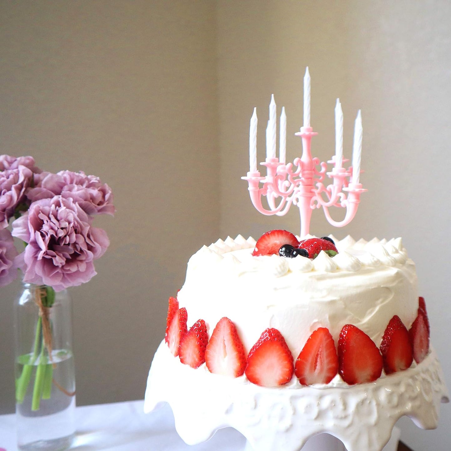 Luxury Birthday Candle Set | Elegant Cake Toppers & Holders for Parties and Proposals - infinityexculsivestore.com