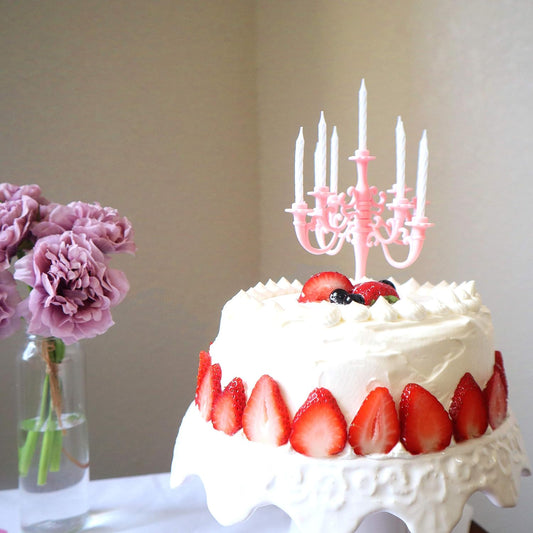 Luxury Birthday Candle Set | Elegant Cake Toppers & Holders for Parties and Proposals - infinityexculsivestore.com