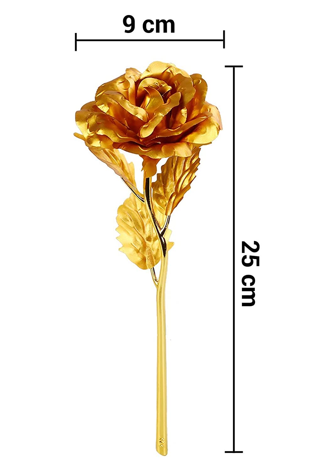 Luxury Decorative Gold Plated Artificial Golden Rose with Premium Box - infinityexculsivestore.com