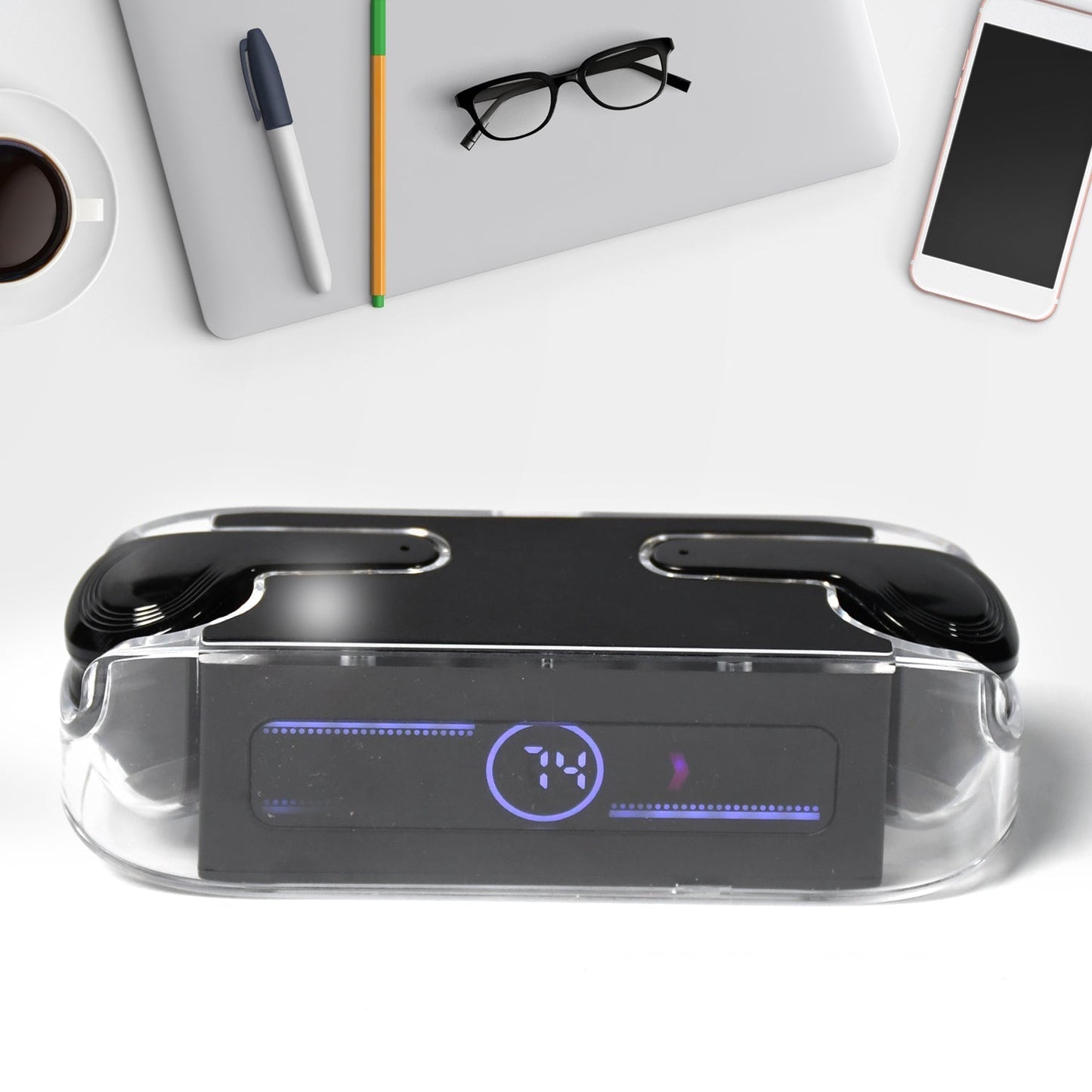 M12 Max Wireless Earbuds, Black Touch Control Bluetooth - infinityexculsivestore.com