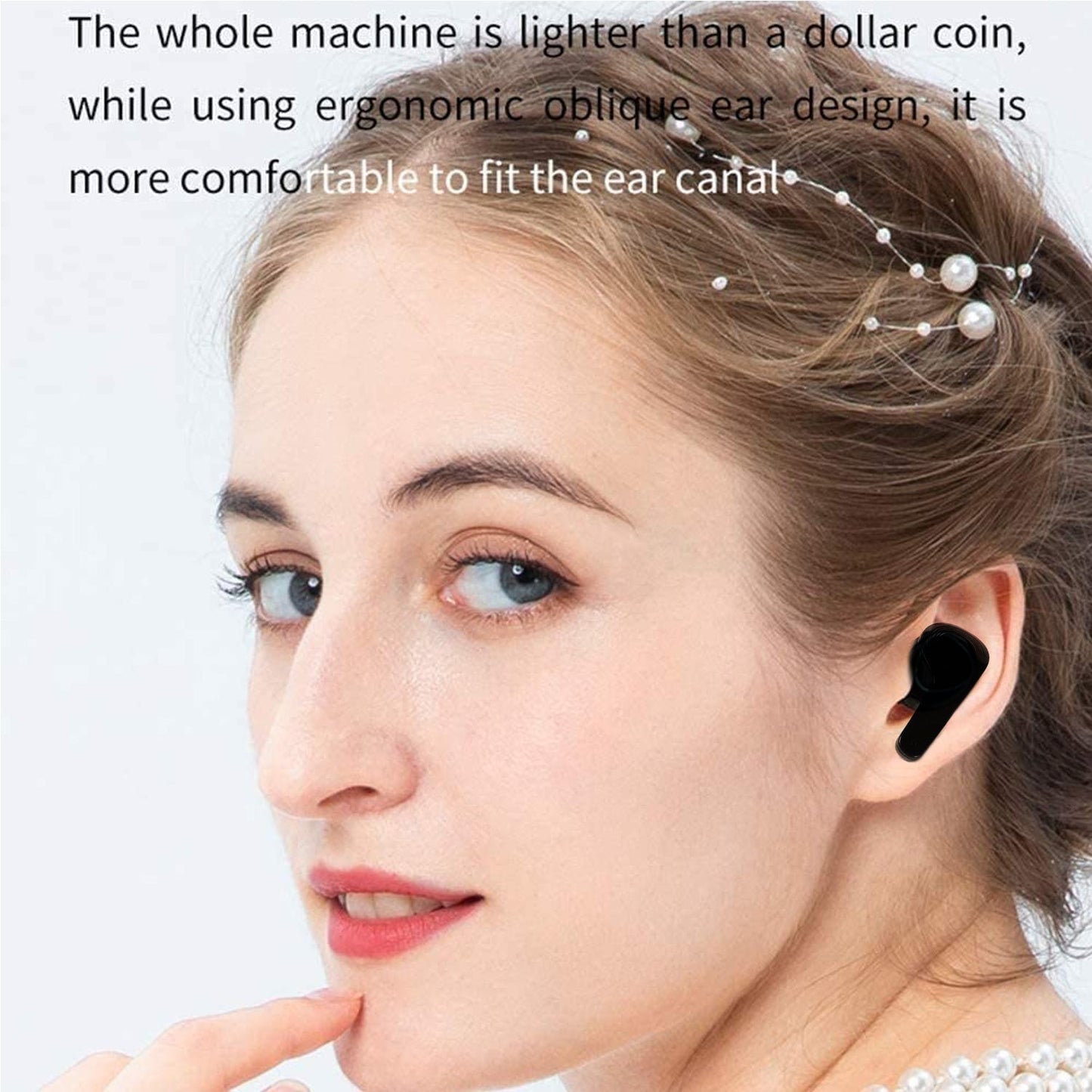 M12 Max Wireless Earbuds, Black Touch Control Bluetooth - infinityexculsivestore.com
