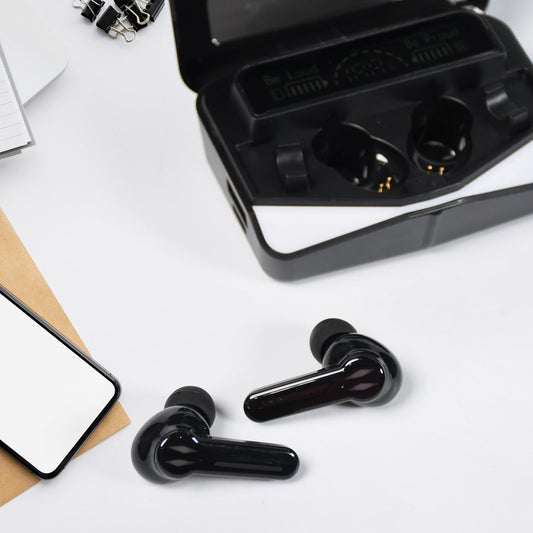 M28 Earbuds Max Bluetooth Gaming Headset With Lighting Ear buds 5.1 Earbuds Black - infinityexculsivestore.com