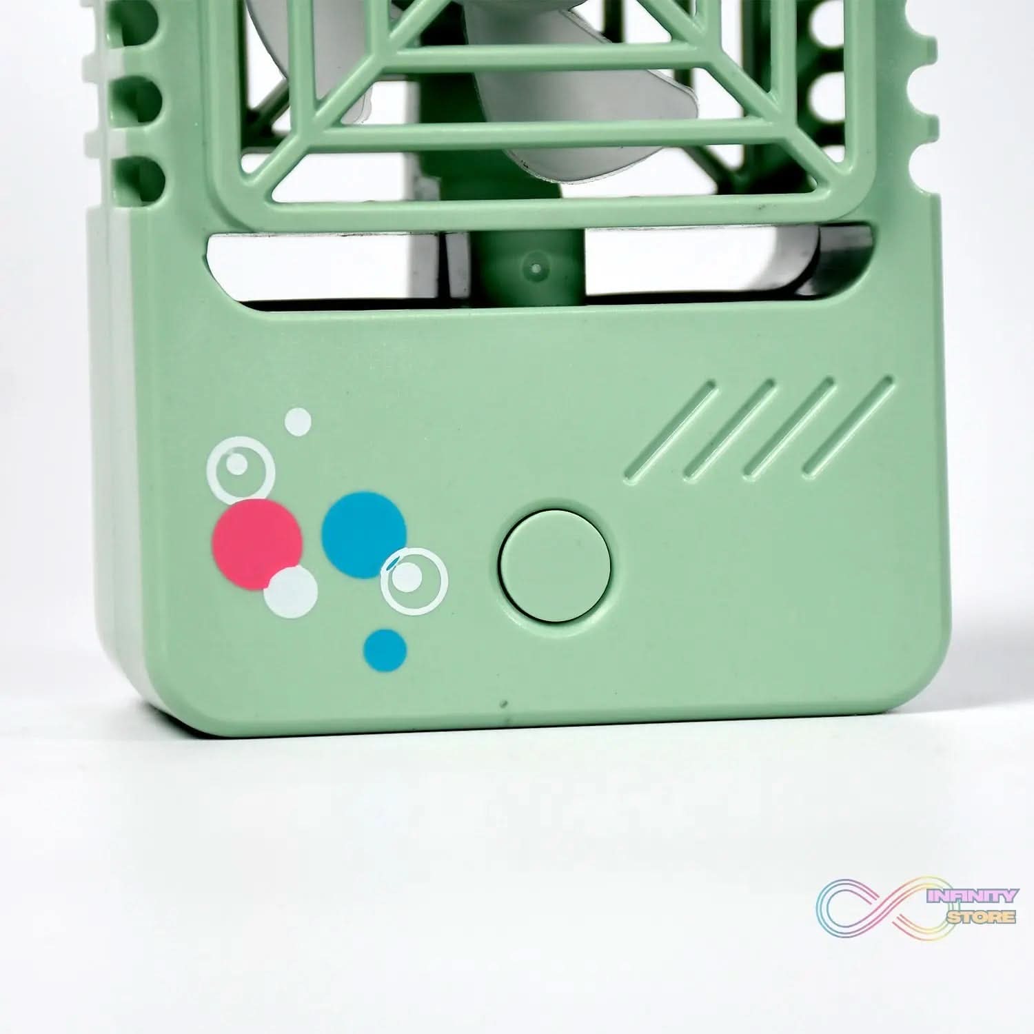 MINI DESKTOP FAN RECHARGEABLE TABLE FAN HANDHELD FAN USB FAN DESK FAN COOLING FAN FOR HOME , OFFICE , CAR, & MULTI USE FAN (Battery Not Include) - infinityexculsivestore.com