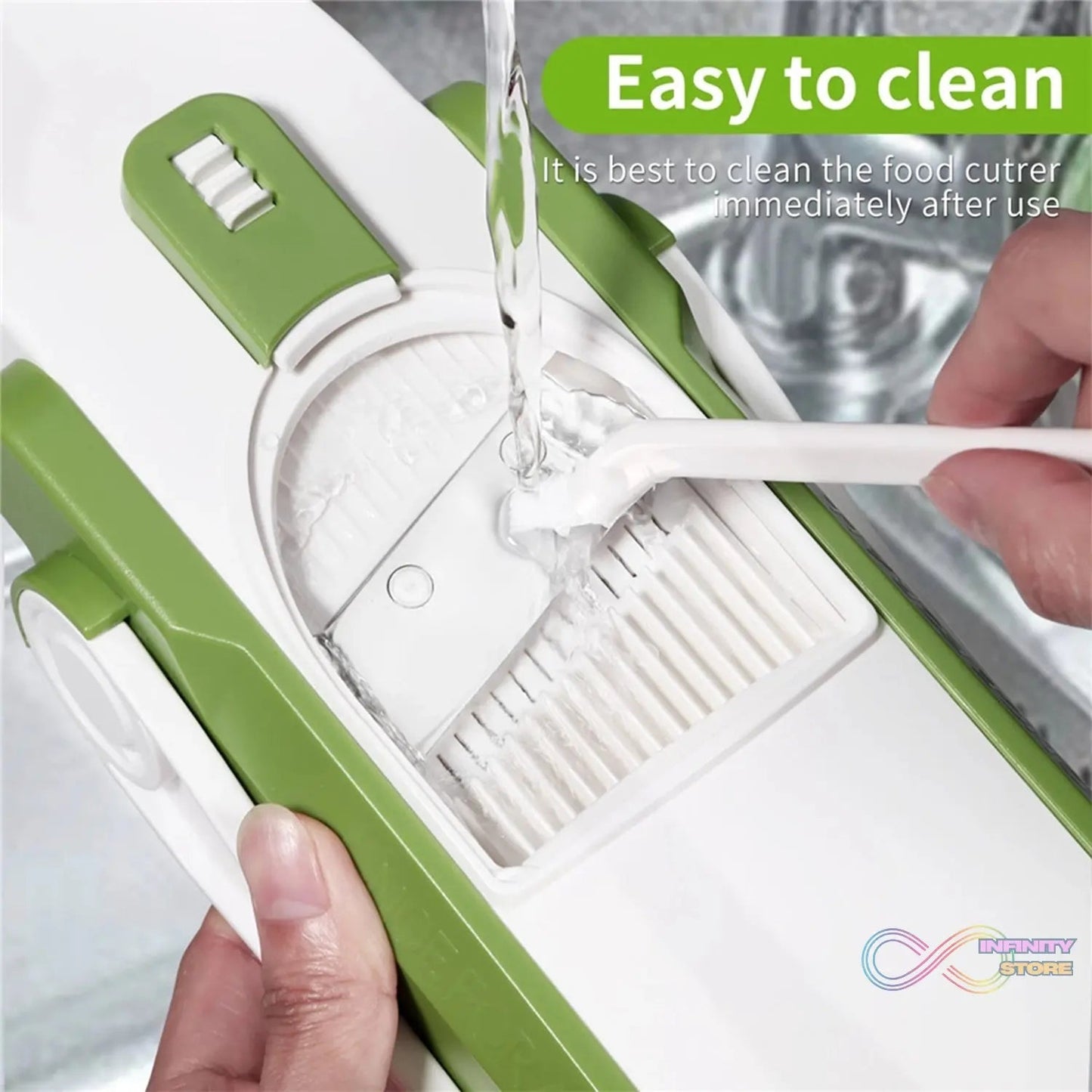 MULTI FUNCTIONAL TIME SAVING ADJUSTABLE HAND PRESS VEGETABLES CHOPPER - infinityexculsivestore.com