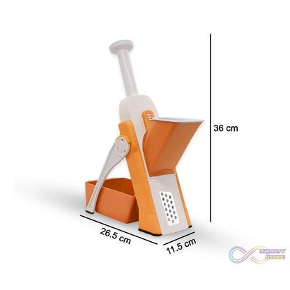 MULTI FUNCTIONAL TIME SAVING ADJUSTABLE HAND PRESS VEGETABLES CHOPPER - infinityexculsivestore.com