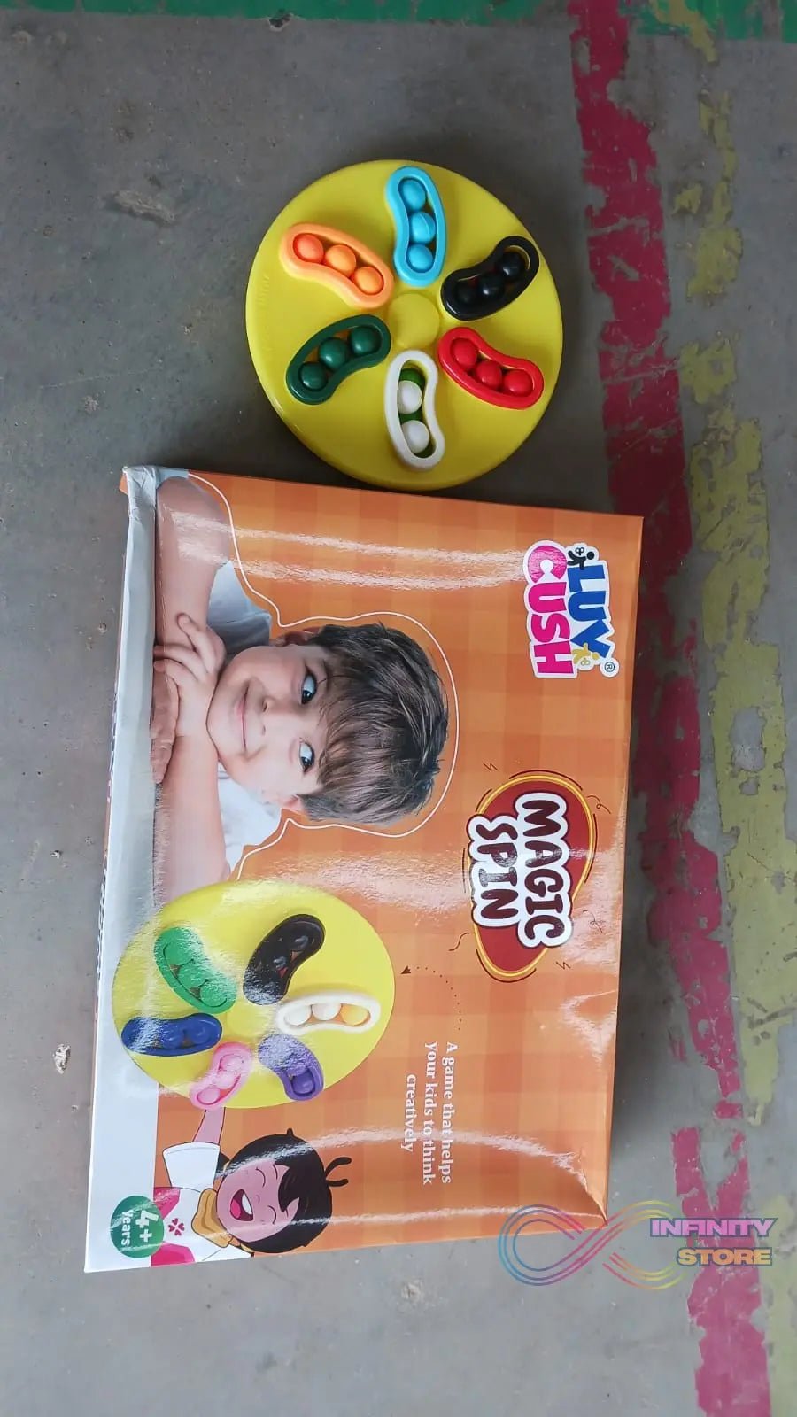 Magic Spin Round Rotating Puzzle Game (1 Pc) - infinityexculsivestore.com