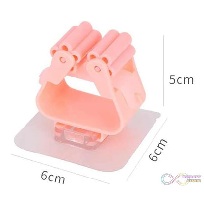 Magic Sticker Series Self Adhesive Mop and Broom Holder - infinityexculsivestore.com