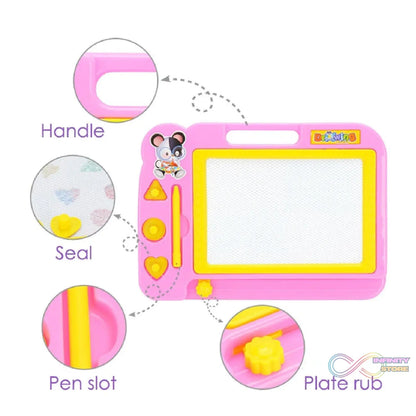 Colorful magnetic drawing board