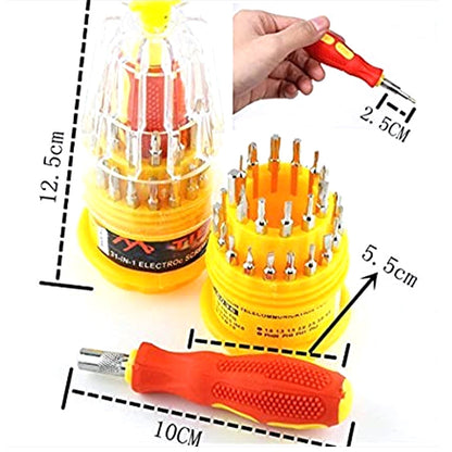 Magnetic 31 in 1 Repairing ScrewDriver Tool Set Kit - infinityexculsivestore.com