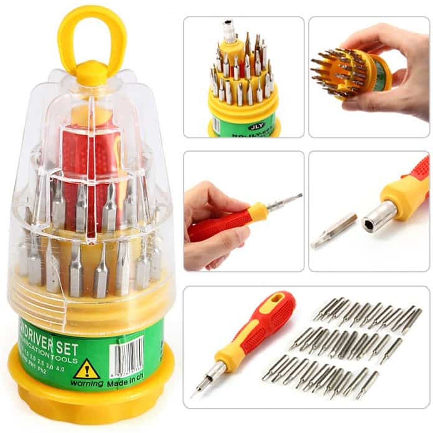 Magnetic 31 in 1 Repairing ScrewDriver Tool Set Kit - infinityexculsivestore.com