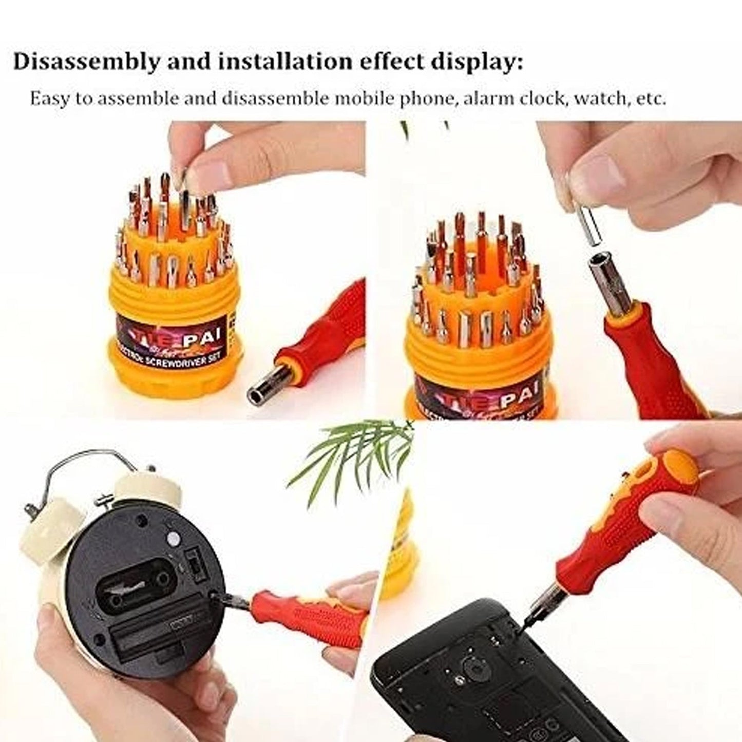 Magnetic 31 in 1 Repairing ScrewDriver Tool Set Kit - infinityexculsivestore.com