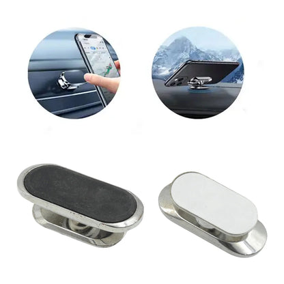 Magnetic Phone Mount/Holder for Car, Super Strong Magnet Universal Car Mount, Dashboard 360° Rotation for Car, Desk, Office, Home & Kitchen for All Smart phones (1 Pc) - infinityexculsivestore.com