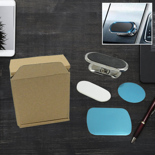 Magnetic Phone Mount/Holder for Car, Super Strong Magnet Universal Car Mount, Dashboard 360° Rotation for Car, Desk, Office, Home & Kitchen for All Smart phones (1 Pc) - infinityexculsivestore.com