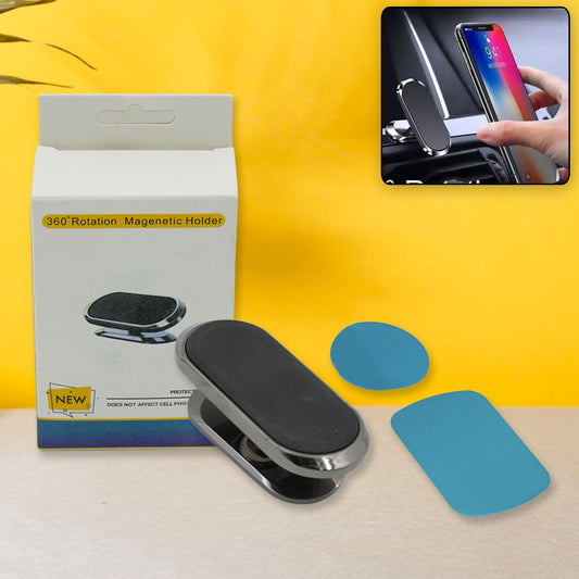 Magnetic Phone Mount/Holder for Car, Super Strong Magnet Universal Car Mount, Dashboard 360° Rotation for Car, Desk, Office, Home & Kitchen for All Smart phones (1 Pc) - infinityexculsivestore.com