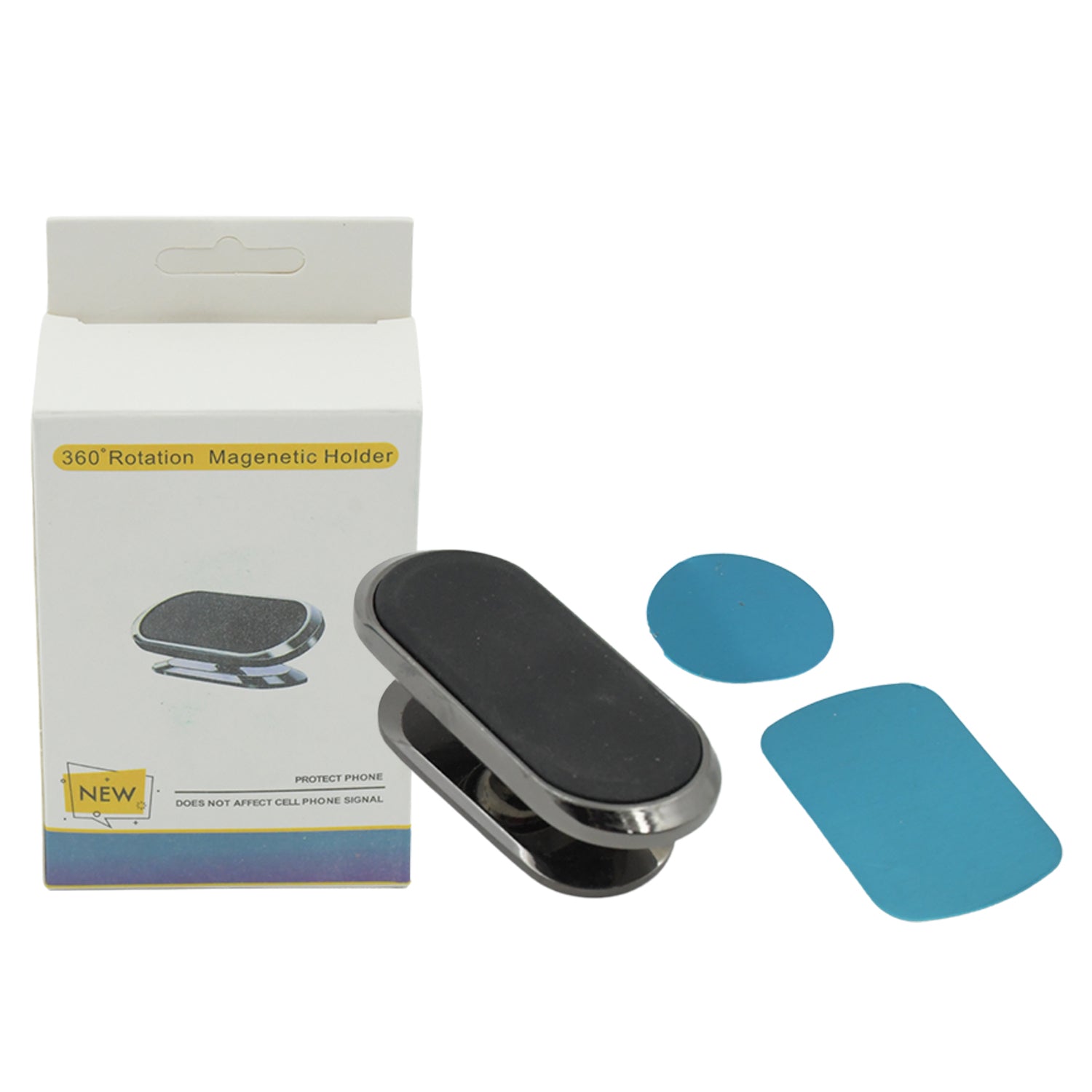 Magnetic Phone Mount/Holder for Car, Super Strong Magnet Universal Car Mount, Dashboard 360° Rotation for Car, Desk, Office, Home & Kitchen for All Smart phones (1 Pc) - infinityexculsivestore.com