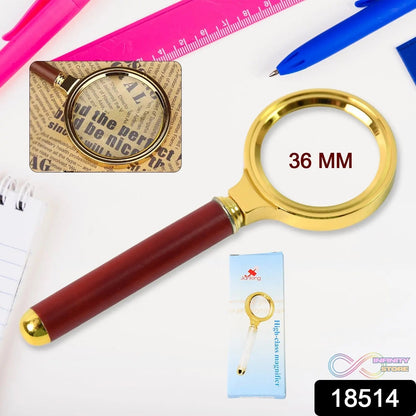 Magnifying Glass Handheld Magnifier (36 MM / 1 Pc) - infinityexculsivestore.com