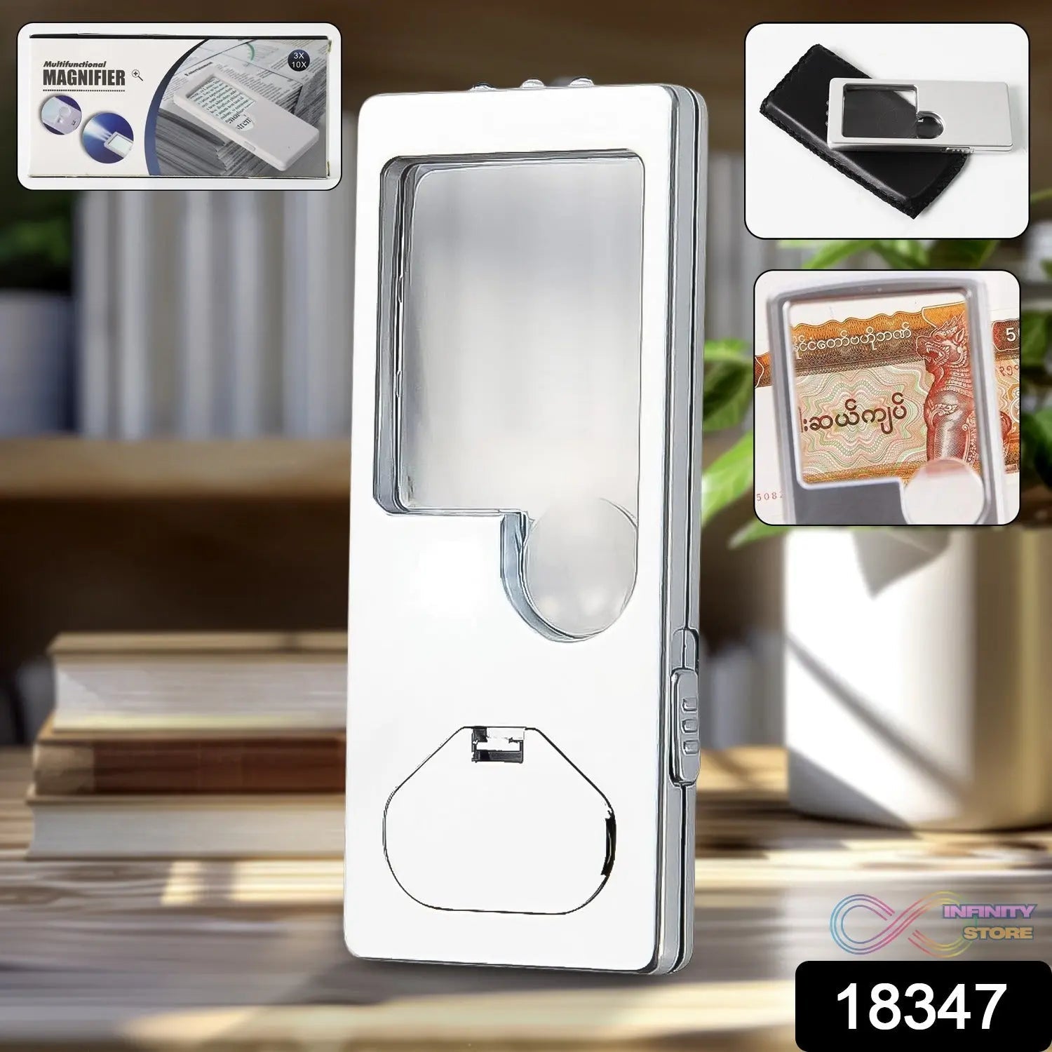 Magnifying Glass with Light, 3X 10X Pocket Magnifier (1 Pc) - infinityexculsivestore.com