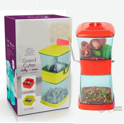 Maitri Stainless Steel Onion, Chilly, Dry Fruit & Vegetable Cutter Chopper - infinityexculsivestore.com