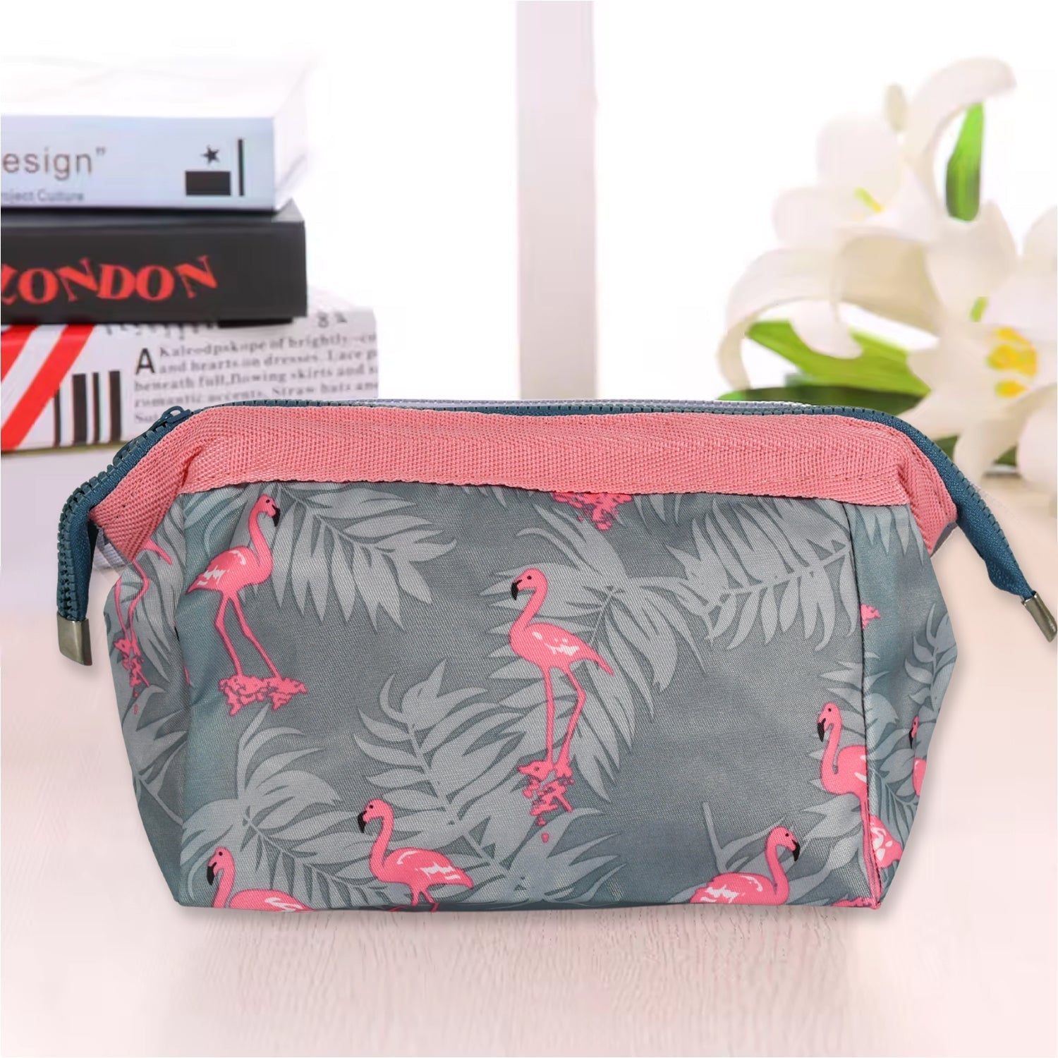 Makeup Bag / Pouch / Travel Cosmetic Bags / Brush Pouch Toiletry Kit Fashion Women Jewelry Organizer with Zipper Portable Purse Pouch (1 pc / 25×13 Cm) - infinityexculsivestore.com