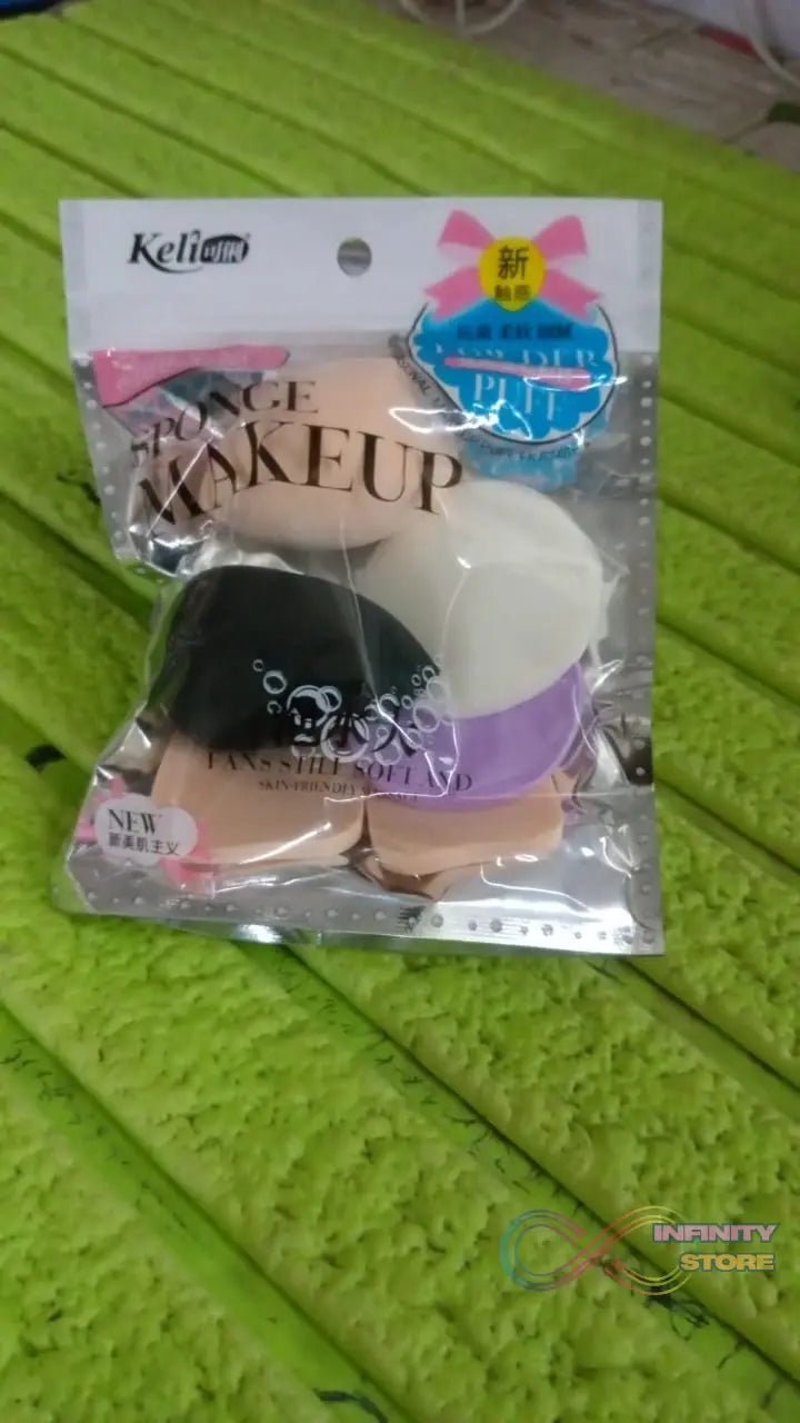 Makeup Sponges Set, Perfect for Liquid, Cream, and Powder (6 Pcs Set) - infinityexculsivestore.com