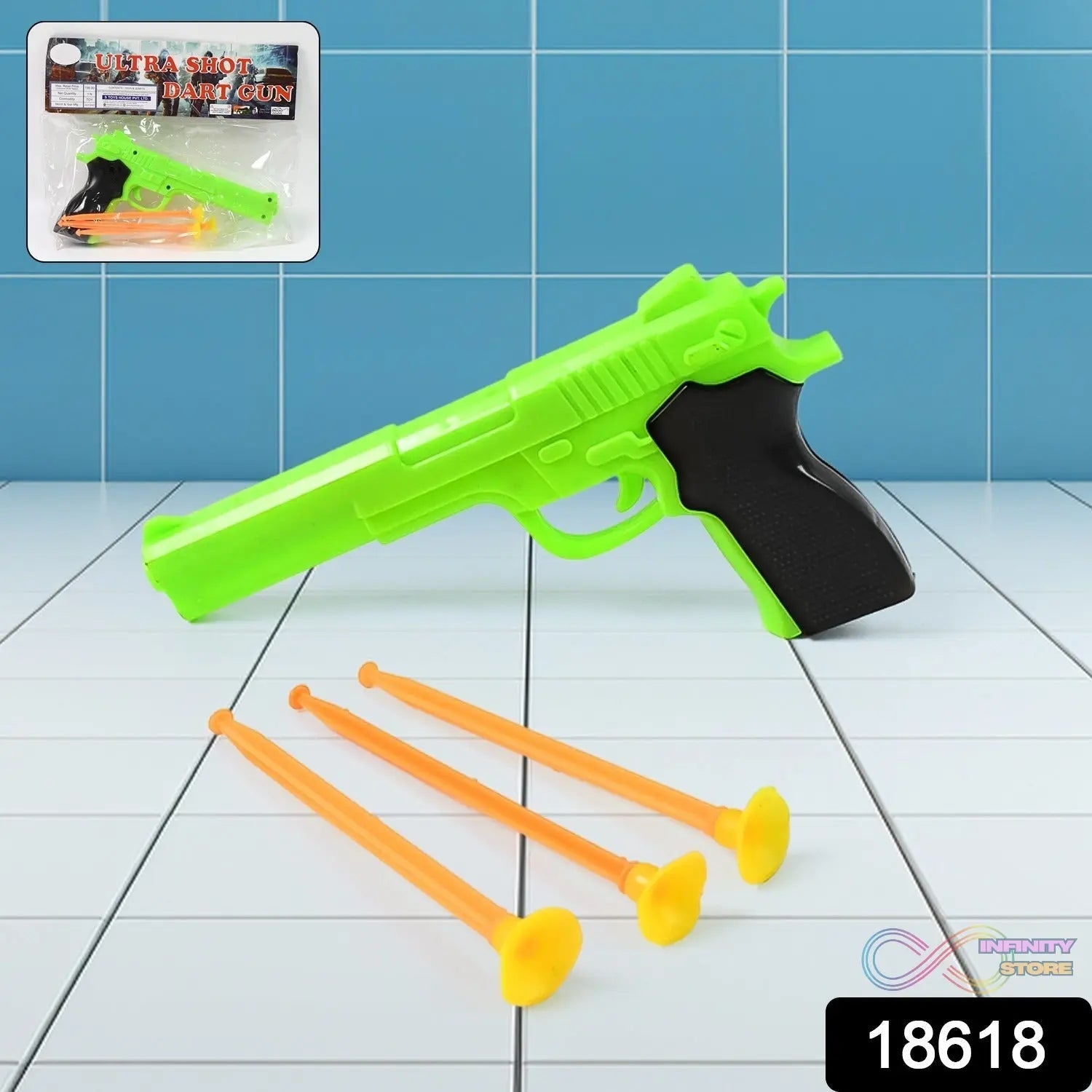 Manual 1 Gun Toys for Kids with 3 Free Soft Suction Dart Bullets / Arrow (1 Set) - infinityexculsivestore.com