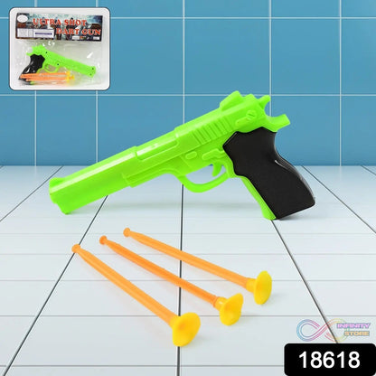 Manual 1 Gun Toys for Kids with 3 Free Soft Suction Dart Bullets / Arrow (1 Set) - infinityexculsivestore.com