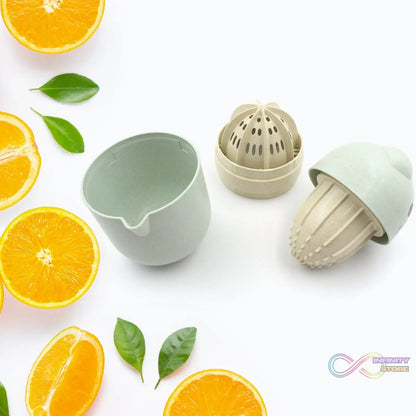 Manual Citrus Juicer (Portable & Food - Grade Plastic, 1 Pc - infinityexculsivestore.com