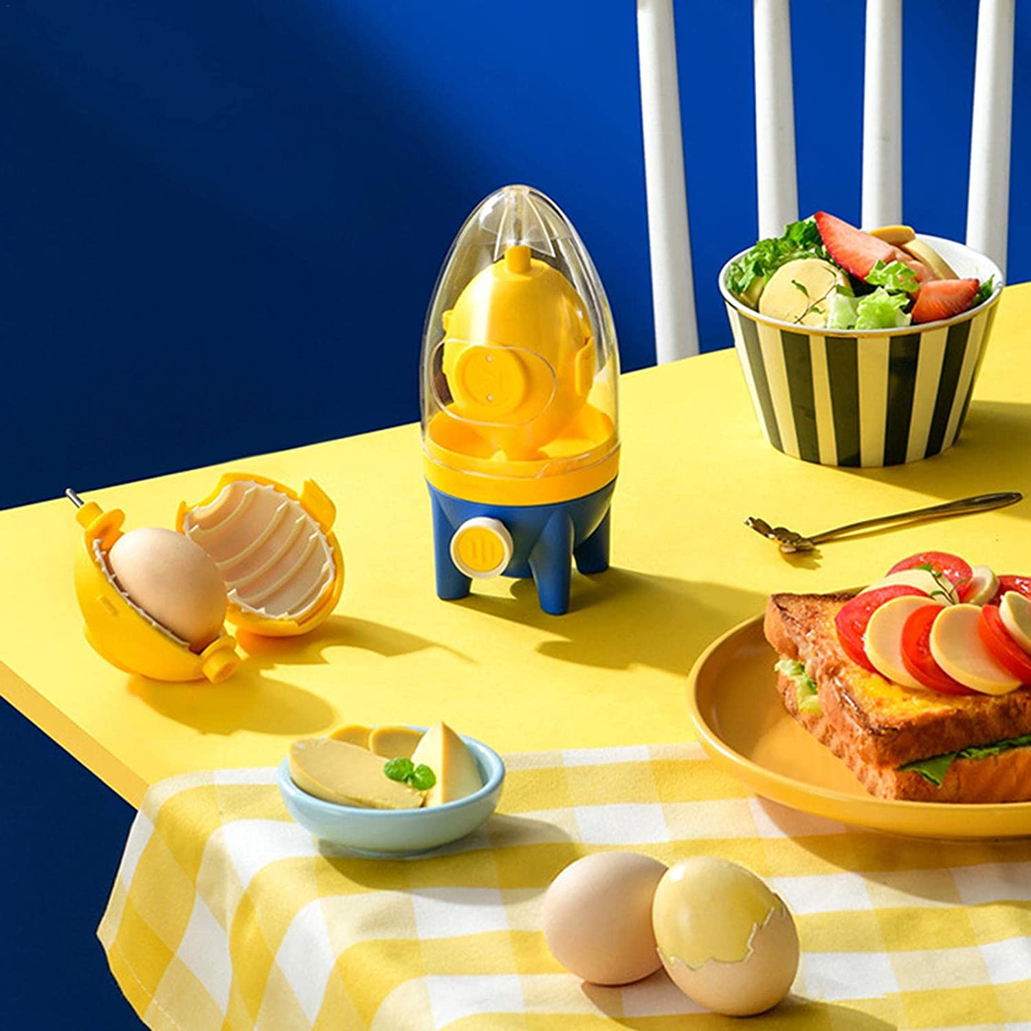 Manual Golden Egg Puller Scrambler Household White Yolk Mixer Kitchen Tool Mix Manual Scrambler Convenient Without Breaking Eggs. - infinityexculsivestore.com