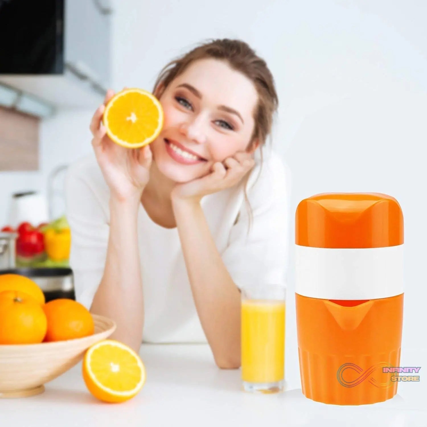 Manual Handheld Citrus Orange Lemon Juicer Fruit Press Squeeze Extractor New - infinityexculsivestore.com