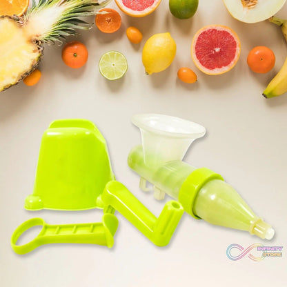 Manual Juicer Modern Plastic Fruit and Vegetable Juicer (1 Pc / Bowl Not Included) - infinityexculsivestore.com