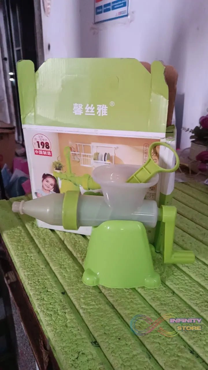 Manual Juicer Modern Plastic Fruit and Vegetable Juicer (1 Pc / Bowl Not Included) - infinityexculsivestore.com