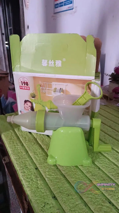 Manual Juicer Modern Plastic Fruit and Vegetable Juicer (1 Pc / Bowl Not Included) - infinityexculsivestore.com