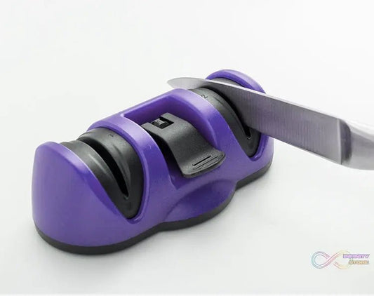 Manual Knife Sharpener 2 Stage Sharpening Tool for Ceramic Knife and Steel Knives - infinityexculsivestore.com