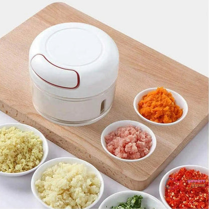 Manual Mini Food Processor Vegetable Chopper Hand Pull String Onion Chopper (1 Pc) - infinityexculsivestore.com