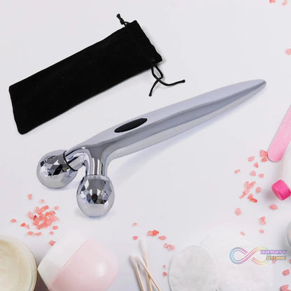 Manual Roller Face Skin Wrinkle Remover Massager (1 Pc) - infinityexculsivestore.com