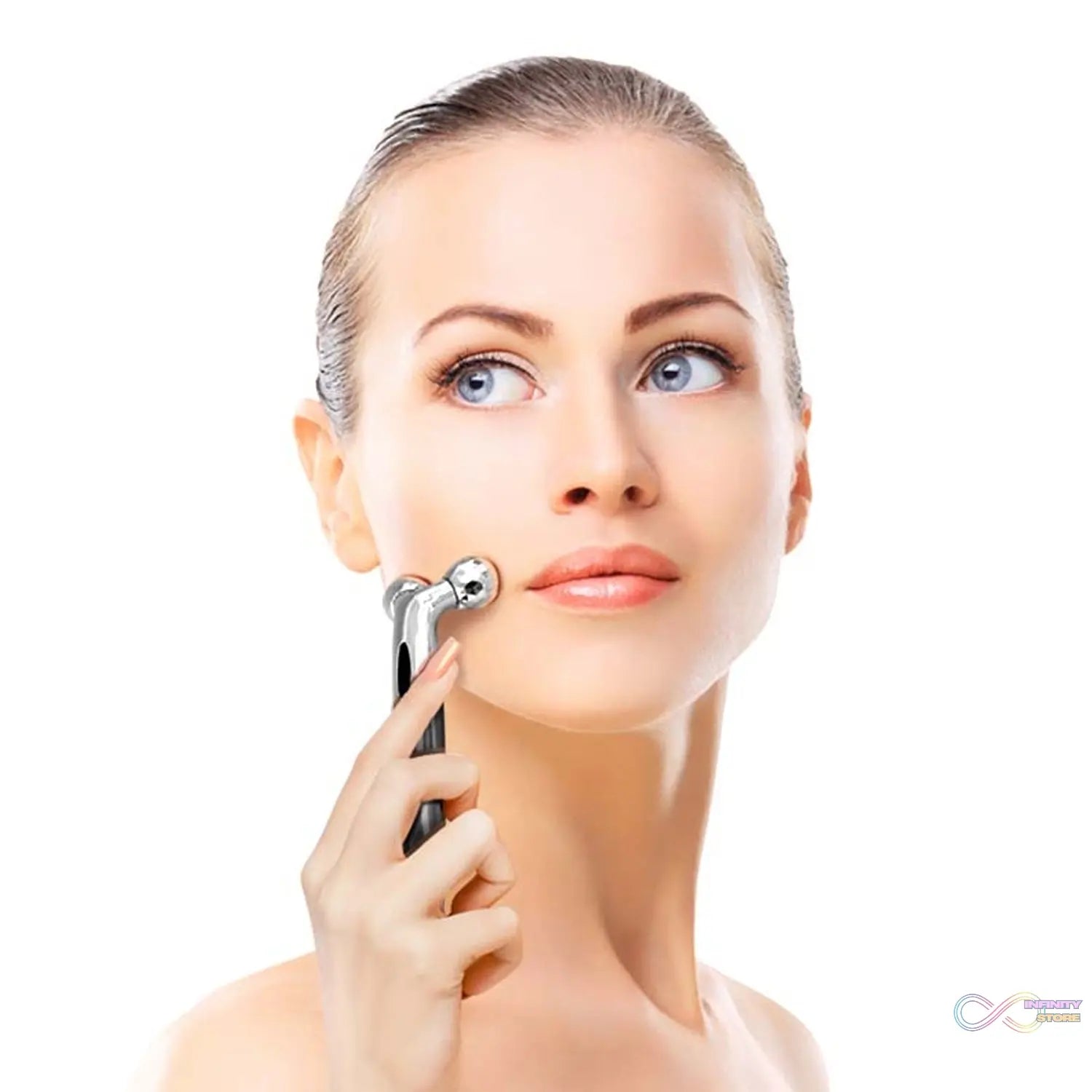 Manual Roller Face Skin Wrinkle Remover Massager (1 Pc) - infinityexculsivestore.com