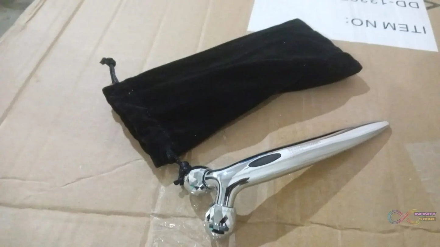 Manual Roller Face Skin Wrinkle Remover Massager (1 Pc) - infinityexculsivestore.com